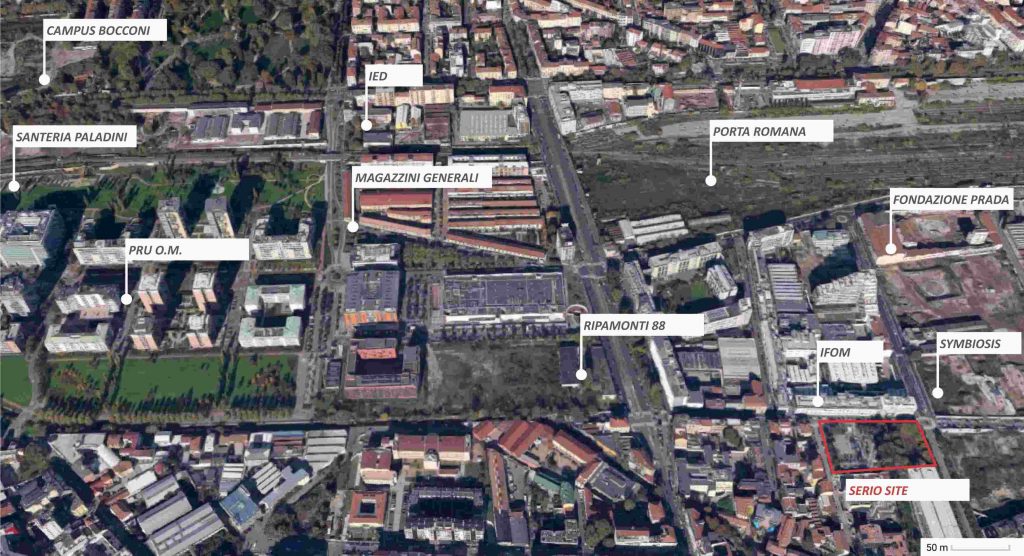 Sito di Vitae nel quartiere di Porta Romana per la rigenerazione dell'area di Serio