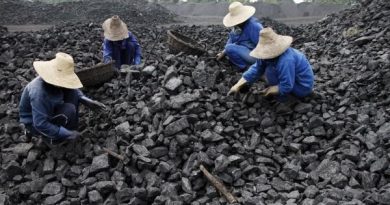 Lavoratori del carbone asiatici